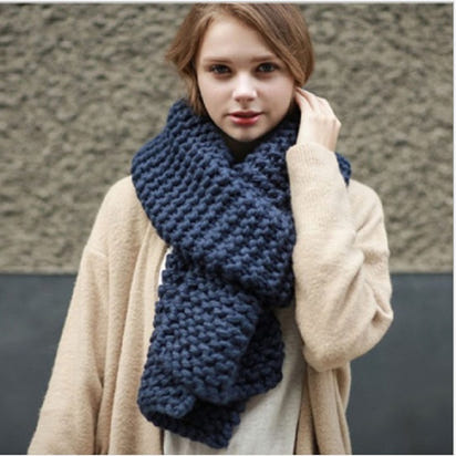 Wrap Yourself in Warmth – Elegant Soft Wool Knitted Scarf for Cold Weather Bliss -  50% off, Today Only!